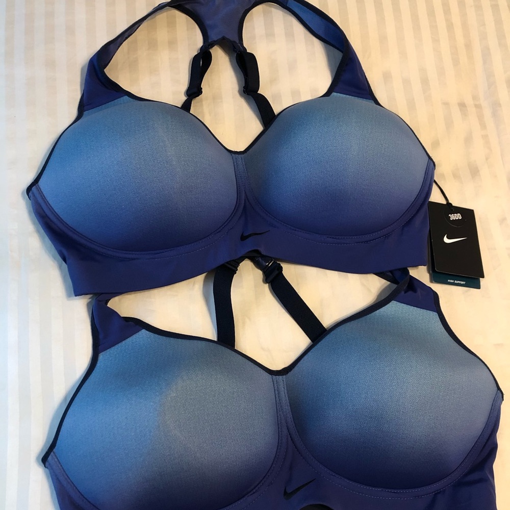 2 Nike Pro Rival High Impact Sports Bras 36DD